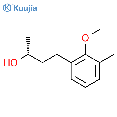 (2R)-4-(2-methoxy-3-methylphenyl)butan-2-ol structure