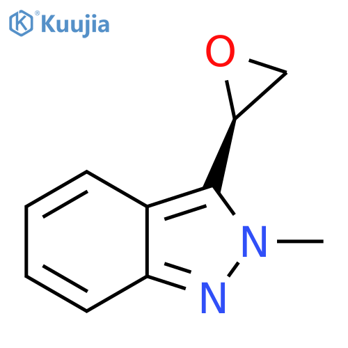 2-methyl-3-(2R)-oxiran-2-yl-2H-indazole structure