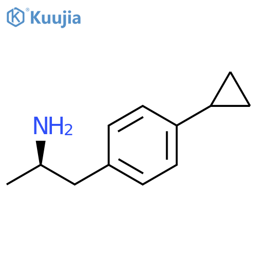 (2R)-1-(4-cyclopropylphenyl)propan-2-amine structure
