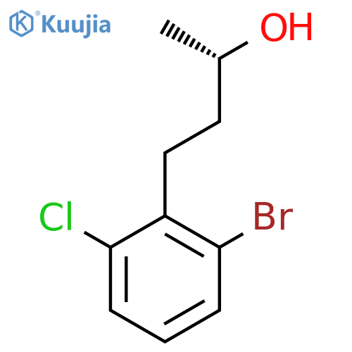 (2S)-4-(2-bromo-6-chlorophenyl)butan-2-ol structure