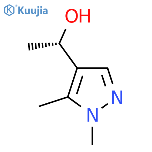 (1S)-1-(1,5-dimethyl-1H-pyrazol-4-yl)ethan-1-ol structure