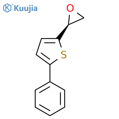 (2S)-2-(5-phenylthiophen-2-yl)oxirane structure