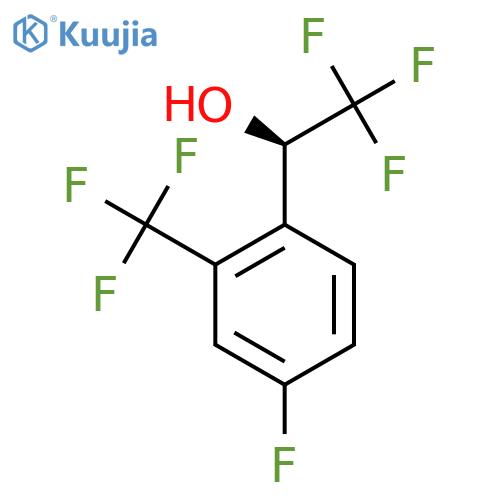 (1R)-2,2,2-trifluoro-1-4-fluoro-2-(trifluoromethyl)phenylethan-1-ol structure