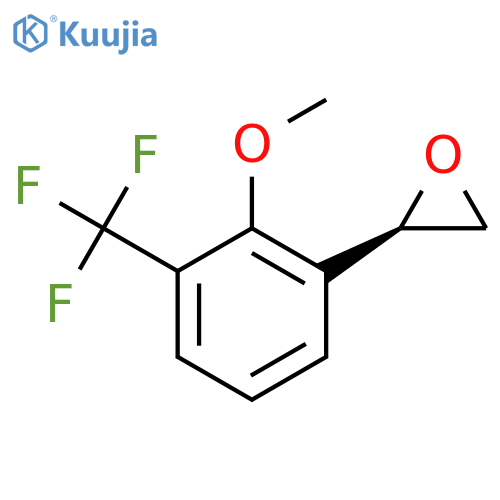(2R)-2-2-methoxy-3-(trifluoromethyl)phenyloxirane structure
