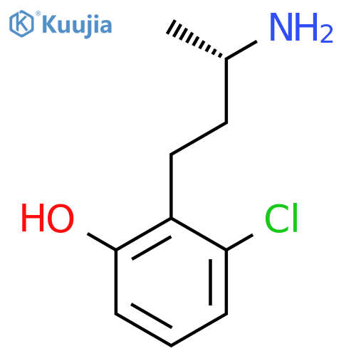 2-(3S)-3-aminobutyl-3-chlorophenol structure