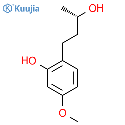 2-(3S)-3-hydroxybutyl-5-methoxyphenol structure
