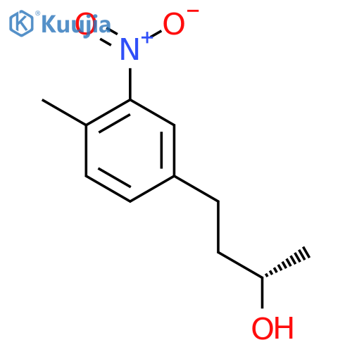 (2S)-4-(4-methyl-3-nitrophenyl)butan-2-ol structure