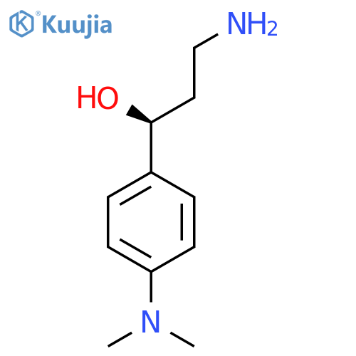(1S)-3-amino-1-4-(dimethylamino)phenylpropan-1-ol structure