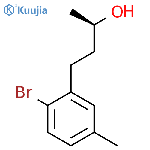 (2R)-4-(2-bromo-5-methylphenyl)butan-2-ol structure