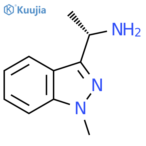 (1S)-1-(1-methyl-1H-indazol-3-yl)ethan-1-amine structure