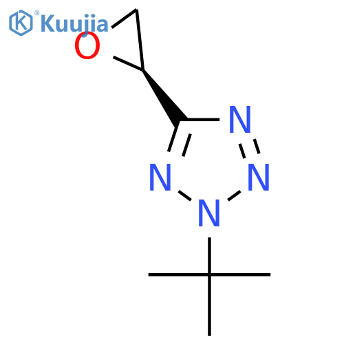 2-tert-butyl-5-(2R)-oxiran-2-yl-2H-1,2,3,4-tetrazole structure