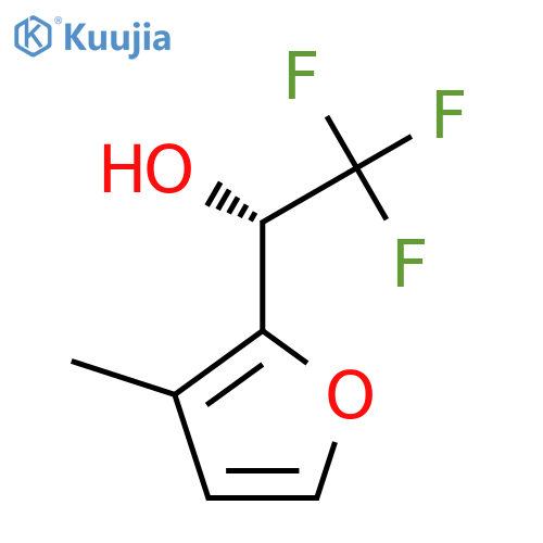 (1S)-2,2,2-trifluoro-1-(3-methylfuran-2-yl)ethan-1-ol structure