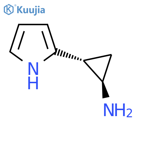 rac-(1R,2R)-2-(1H-pyrrol-2-yl)cyclopropan-1-amine structure