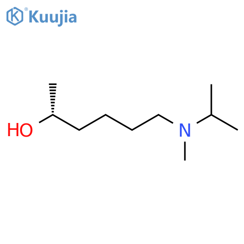 (2R)-6-methyl(propan-2-yl)aminohexan-2-ol structure