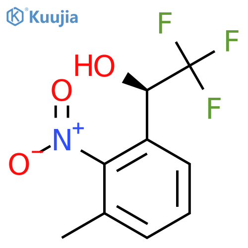 (1R)-2,2,2-trifluoro-1-(3-methyl-2-nitrophenyl)ethan-1-ol structure