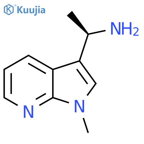 (1R)-1-{1-methyl-1H-pyrrolo2,3-bpyridin-3-yl}ethan-1-amine structure