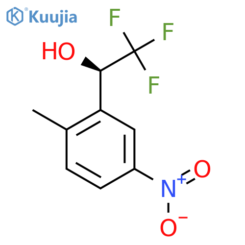 (1R)-2,2,2-trifluoro-1-(2-methyl-5-nitrophenyl)ethan-1-ol structure