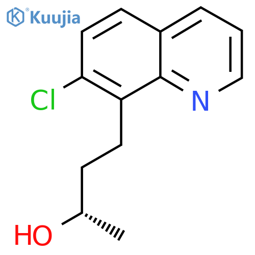 (2S)-4-(7-chloroquinolin-8-yl)butan-2-ol structure