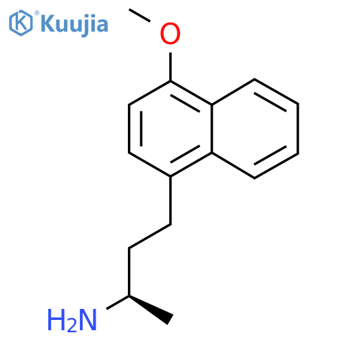 (2R)-4-(4-methoxynaphthalen-1-yl)butan-2-amine structure