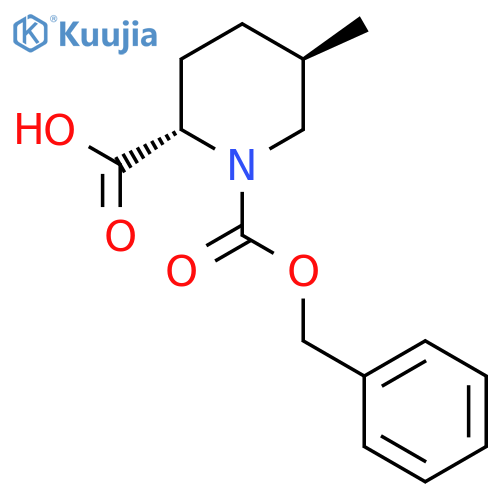 1-(benzyloxy)carbonyl-5-methylpiperidine-2-carboxylic acid structure