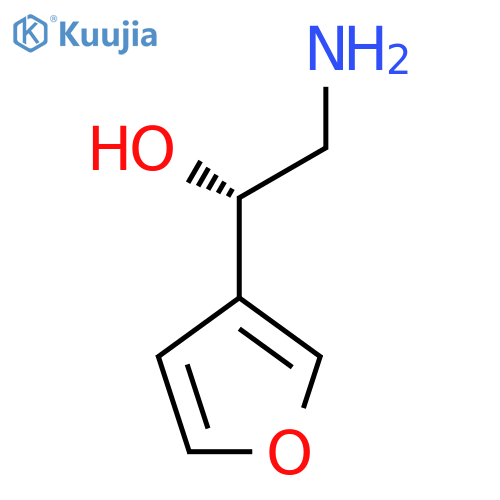 (1S)-2-amino-1-(furan-3-yl)ethan-1-ol structure