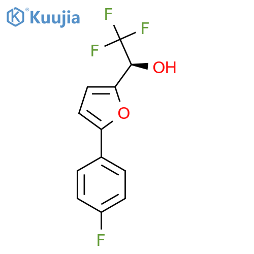 (1S)-2,2,2-trifluoro-1-5-(4-fluorophenyl)furan-2-ylethan-1-ol structure