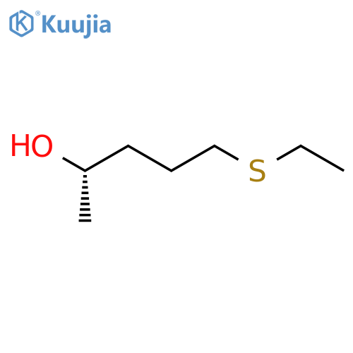 (2S)-5-(ethylsulfanyl)pentan-2-ol structure