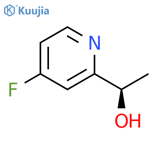 (1R)-1-(4-fluoropyridin-2-yl)ethan-1-ol structure