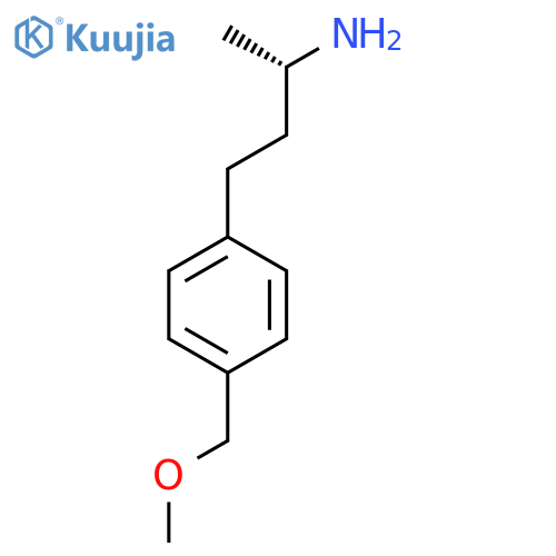 (2S)-4-4-(methoxymethyl)phenylbutan-2-amine structure