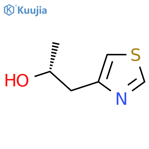 (2R)-1-(1,3-thiazol-4-yl)propan-2-ol structure