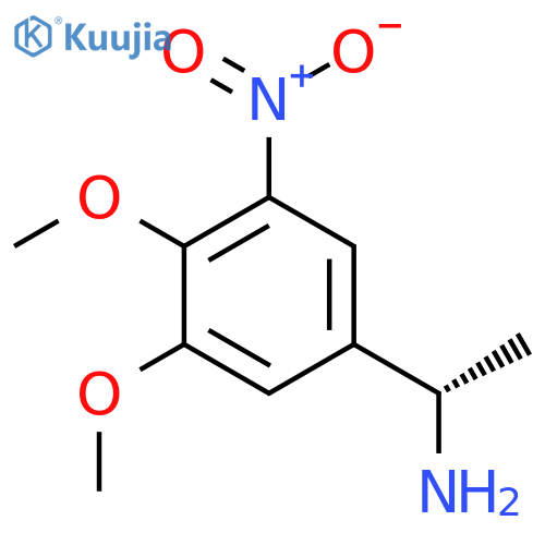 (1S)-1-(3,4-dimethoxy-5-nitrophenyl)ethan-1-amine structure