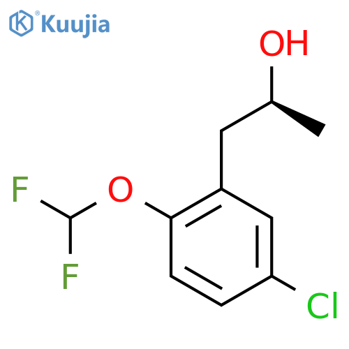 (2S)-1-5-chloro-2-(difluoromethoxy)phenylpropan-2-ol structure