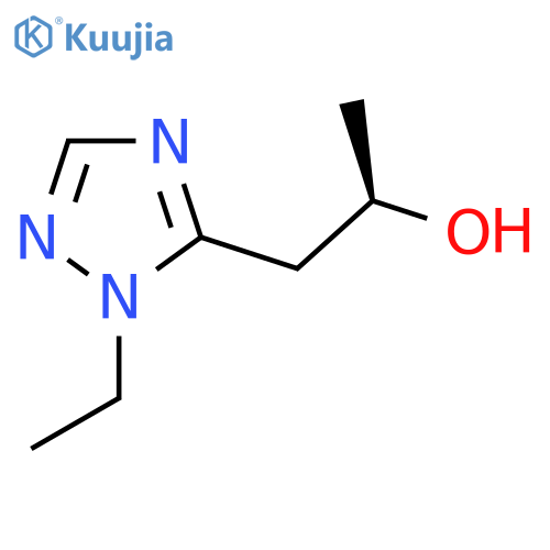 (2R)-1-(1-ethyl-1H-1,2,4-triazol-5-yl)propan-2-ol structure