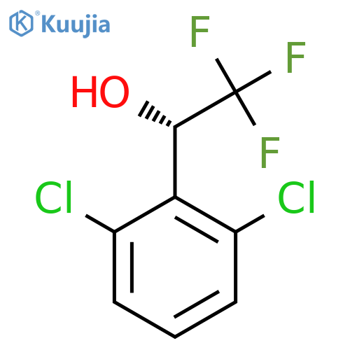 (1S)-1-(2,6-dichlorophenyl)-2,2,2-trifluoroethan-1-ol structure