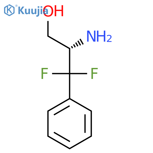 (2S)-2-amino-3,3-difluoro-3-phenylpropan-1-ol structure