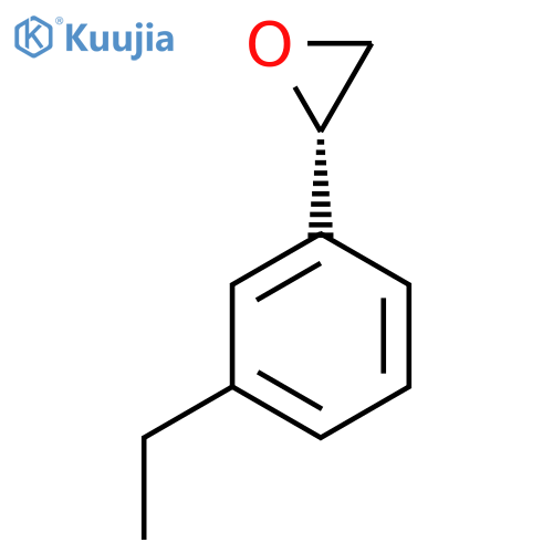 (2S)-2-(3-ethylphenyl)oxirane structure