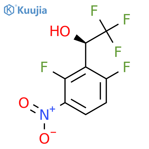 (1R)-1-(2,6-difluoro-3-nitrophenyl)-2,2,2-trifluoroethan-1-ol structure