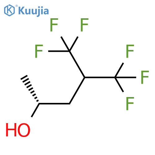(2R)-5,5,5-trifluoro-4-(trifluoromethyl)pentan-2-ol structure