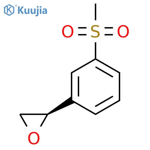 (2R)-2-(3-methanesulfonylphenyl)oxirane structure