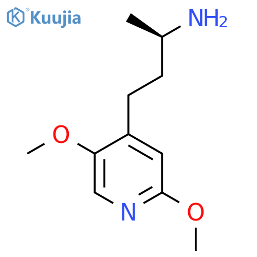 (2R)-4-(2,5-dimethoxypyridin-4-yl)butan-2-amine structure