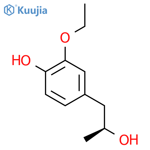 2-ethoxy-4-(2S)-2-hydroxypropylphenol structure