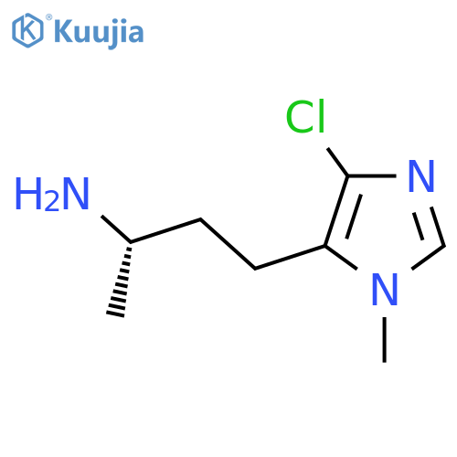 (2S)-4-(4-chloro-1-methyl-1H-imidazol-5-yl)butan-2-amine structure