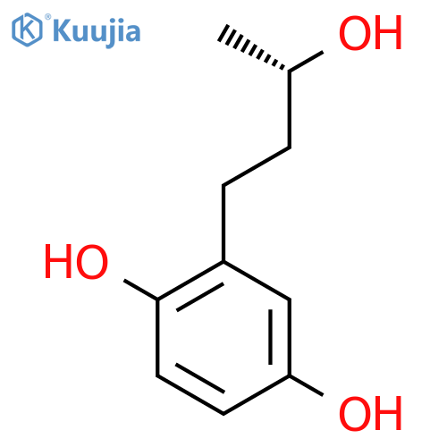 2-(3S)-3-hydroxybutylbenzene-1,4-diol structure