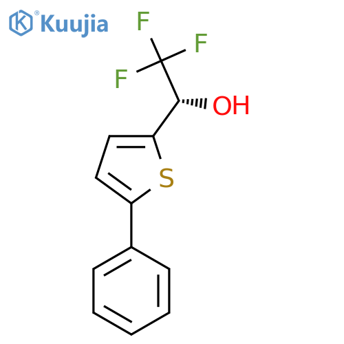 (1S)-2,2,2-trifluoro-1-(5-phenylthiophen-2-yl)ethan-1-ol structure