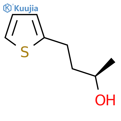 (2R)-4-(thiophen-2-yl)butan-2-ol structure