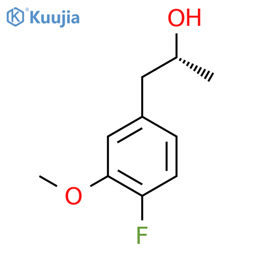 (2R)-1-(4-fluoro-3-methoxyphenyl)propan-2-ol structure