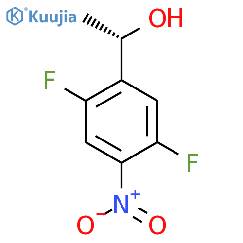 (1S)-1-(2,5-difluoro-4-nitrophenyl)ethan-1-ol structure