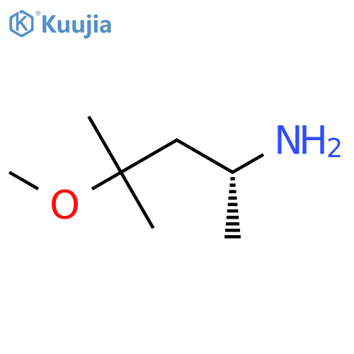 (2R)-4-methoxy-4-methylpentan-2-amine structure