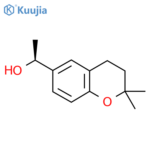 (1S)-1-(2,2-dimethyl-3,4-dihydro-2H-1-benzopyran-6-yl)ethan-1-ol structure