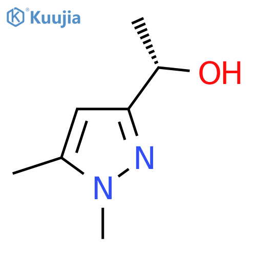 (1S)-1-(1,5-dimethyl-1H-pyrazol-3-yl)ethan-1-ol structure